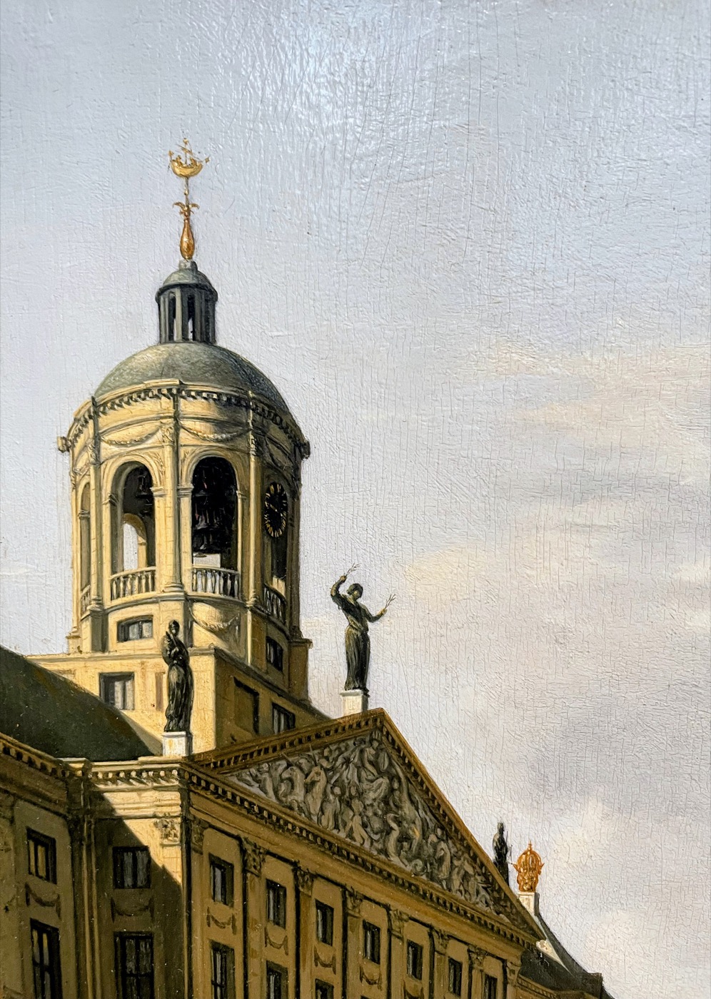 A domed tower against a blue sky